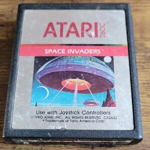 Atari Space Invaders Game Cartridge